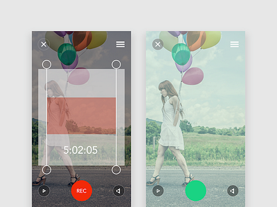 Mobile video concept concept ios minimal mobile ui ux video