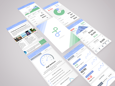 Financial/health and wellness app financial financial planning graph health ios mobile wellness