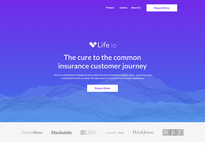 Life.io branding and identity redesign branding health identity insurance ui website wellness