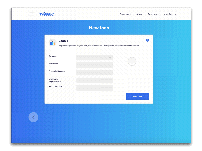 Form dropdowns debt dropdown financial form inputs ui ux