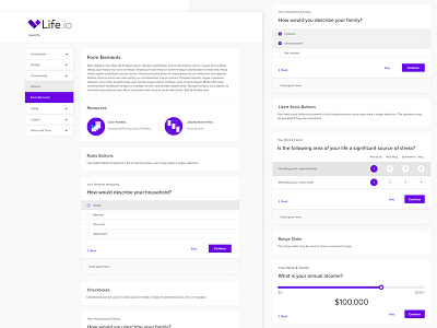 Surveys design system