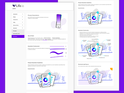 Form & Line Style Guide form health illustration shape styleguide ui wellness