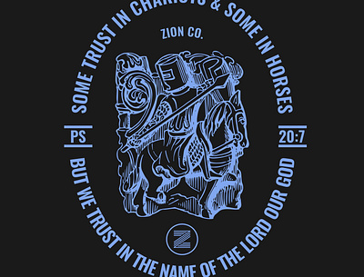 Chariots & Horses design graphic design typography zion