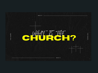 what is the church? branding color design illustrator marketing minimalistic typography
