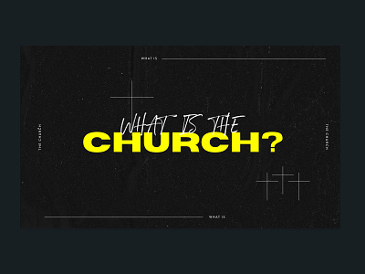 what is the church? branding color design illustrator marketing minimalistic typography