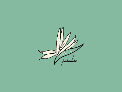 Bird Of Paradise bird of paradise design design art designs flower flowers green green logo icon illustration illustrator marketing minimalist design minimalist logo minimalistic paradise plants tropical tropical leaves vector
