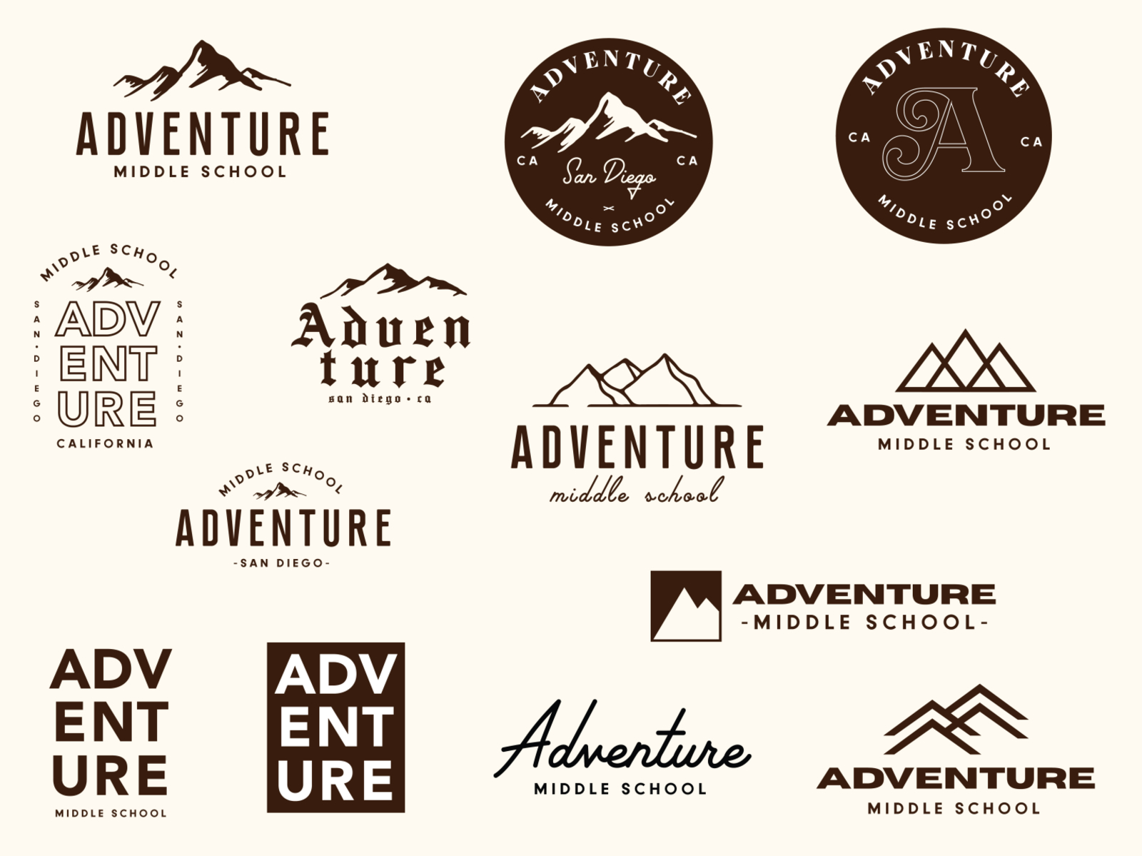 Adventure Logo by Megan Nixon on Dribbble