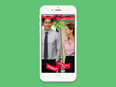 Holiday Party Snap Geofilter Final christmas geofilter holiday mistletoe snap snapchat