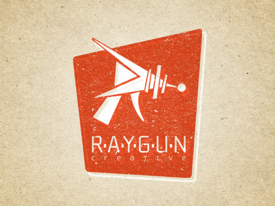 Raygun Creative 2 logo raygun retro