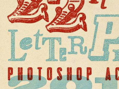 22 Letterpress Photoshop Actions letterpress photoshop actions vintage