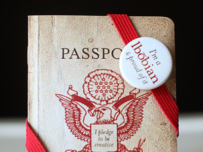 lbobiville Passport old passport print worn