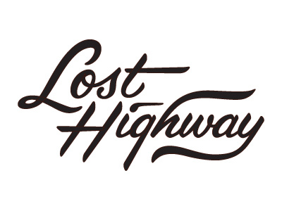 Lost Highway pt. III lettering logo script swash type