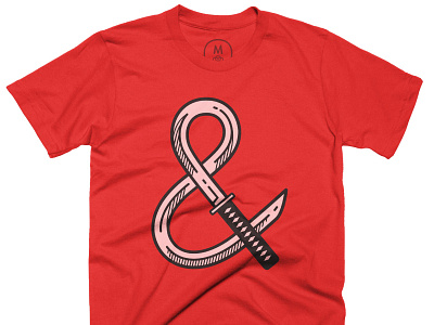 Samurai-sand T-Shirt ampersand cottonbureau samurai