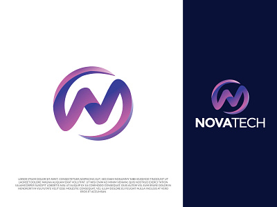 N Modern Letter Logo Mark - N Logo Mark branding branding design graphic design icon logo logo design logo design branding logos typography vector