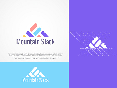 Mountain slack Logo design Concept branding branding design clean logo design dribbble graphic design icon logo logo design logo designer logo designs logo idea logo mark logos logotype minimalist logo modern logo monogram logo simple logo slack logo