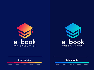 e-book  logo concept - Education logo design
