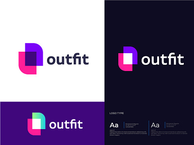 Outfit logo design concept - Modern Logo Mark