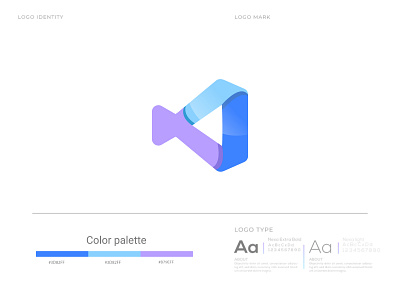 Visual Studio Code logo redesign concept brand branding branding design corporate design design gradient logo graphic design icon illustration logo logo design logo folio logo idea logo maker logo mark logo sei logooo logos modern logo monogram logo