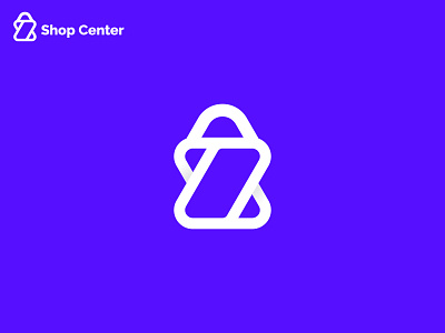 Shop center logo mark | E-Commerce logo design