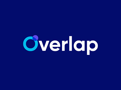 Overlap logo design - O logo