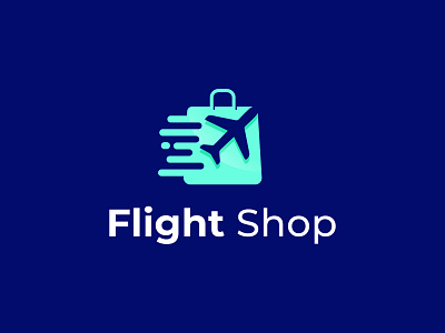 Flight Logo - Shop Logo - ecommerce logo - shopping bag logo abstract logo airplant shop logo bag logo branding branding design design ecommerce logo flight logo flight ticket logo icon logo logo design logo maker logos modern logo monogram logo shop logo shopping bag logo shopping logo shopy logo