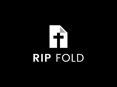 Rip Logo - Fold Logo - Document - Page Logo design