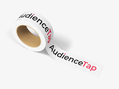 Audience Tap wordmark logo concept