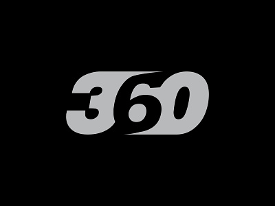 360 Negative space Logo