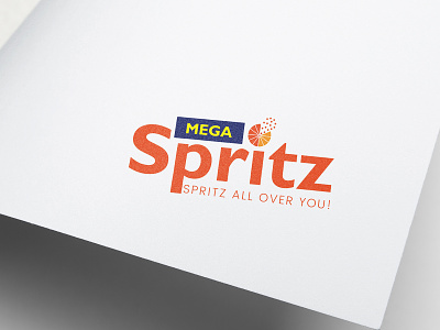 Mega Spritz - Food and drink logo alcohol logo bar logo branding branding design club logo design drink drink logo drinkign lgoo food logo icon lemon logo logo logo design logo folio logo idea logo mark logo sei logos monogram logo