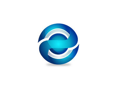O letter 3D Logo