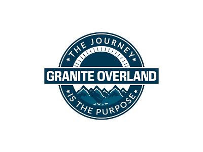 Granite Overland Logo design branding branding design circle logo complex logo design emblem logo hill logo icon illustration logo logo design logo folio logo maker logo trend logos mascot logo monogram logo mountain logo old logo vintage logo