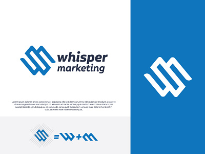 W+M Logo mark - MW logo design