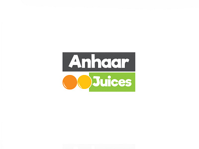 Anhaar Logo color design fruit illustrator juices logo psd