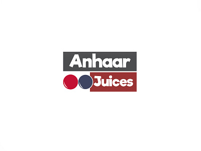 Dark Anhaar Logo colors design grapes graphic illustrator indesign juice logo psd