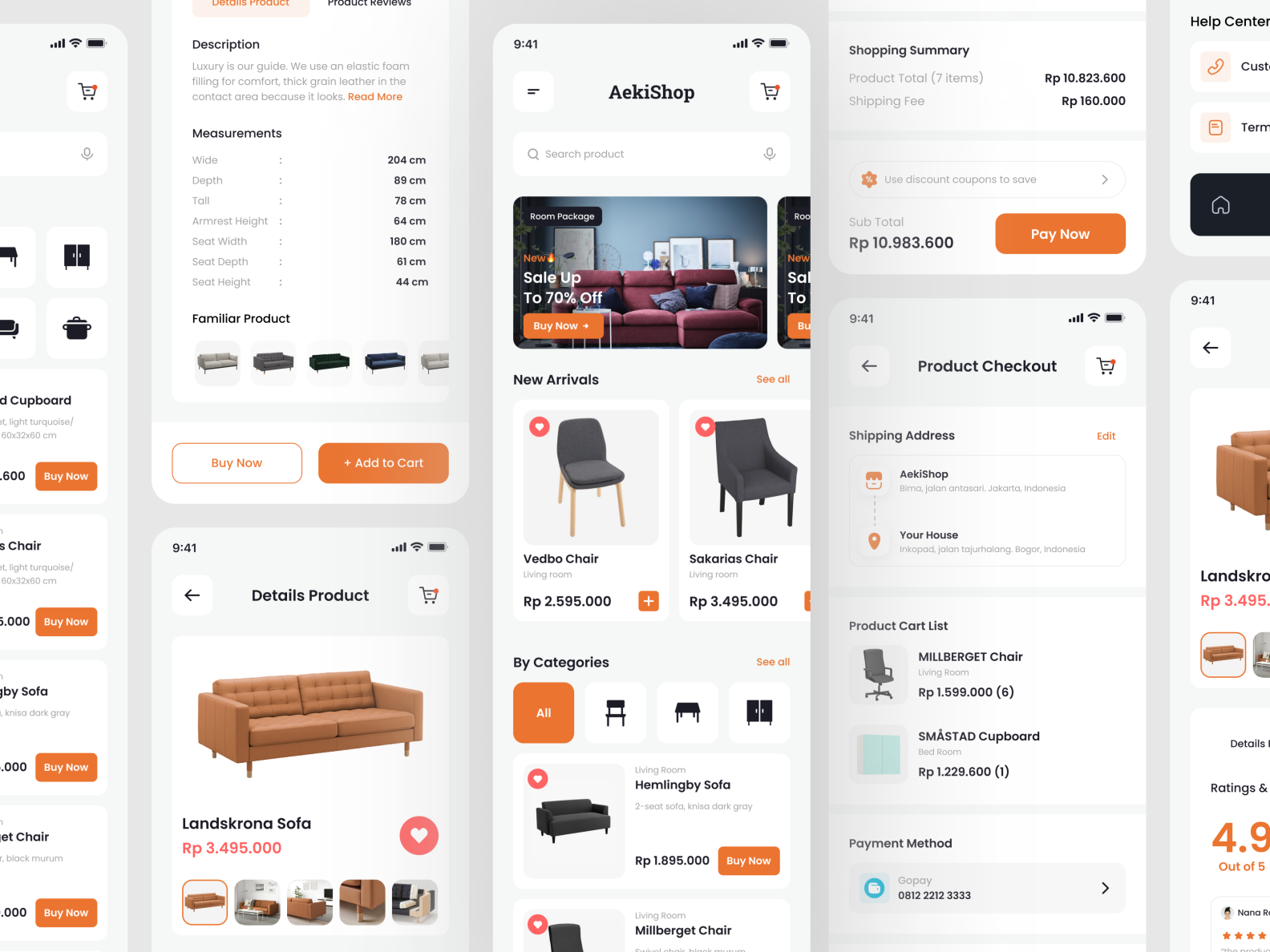 Furniture Marketplace Design Screen by Damoty Pixel on Dribbble