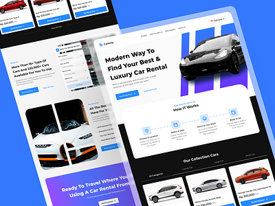 Carenty - Vehicle Rental Landing Page