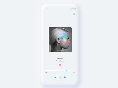 Music Player - soft UI