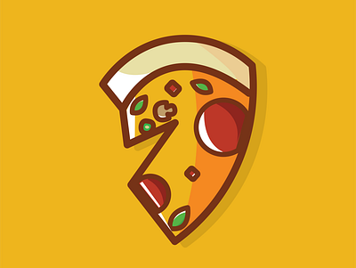pizza food logo designs vector branding logo