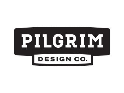 Pilgrim Design CO. branding camp climb design hike logo outdoors p play