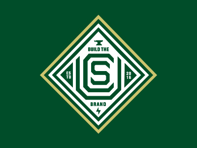 CSU: Build The Brand anvil badge build colorado csu logo spark stamp weld work