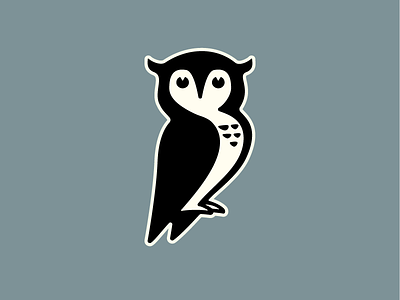 Owl Illustration bird blue collegiate education illustration logo owl wisdom