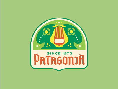 Concept: Patagonia – Lady's Slipper badge badgedesign camping folkart hiking illustraion ladysslipper logo orchid outdoors patagonia wildflower