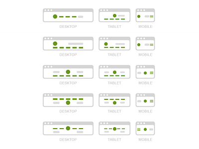 Headers Wireframe