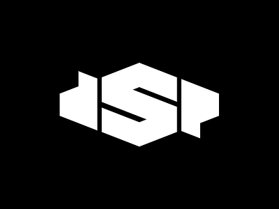 DSP Logo branding geometric letters logo logotype minimal typo typography