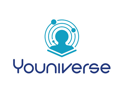 Youniverse Logo branding icon identity illustration logo logotype study typo typography vector