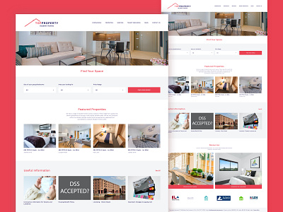 Letting Agency | Logo & Website Redesign Concept