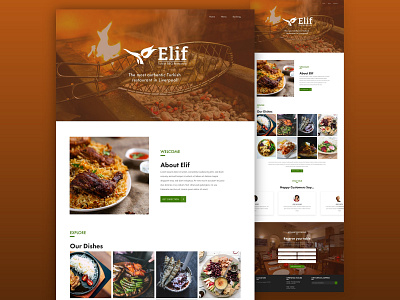 Website Landing Page Redesign dailyui dailyuichallenge design restaurant ui ux web website website design websites