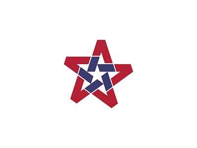 AmericA a america brand color flag identity idolize idolize.ge irakli dolidze logo mark negative space star stripes symbol usa visual