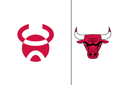 CHICAGO BULLS ball basket basketball brand bull bulls chicago dribbble identity idolize irakli dolidze logo mark minimalism nba negatives pace shot symbol visual