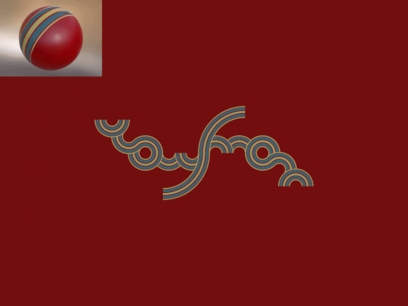 ბურთი – Ball ambigram ball irakli dolidze mark soviet symbol toy ბურთი